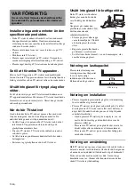 Preview for 64 page of Sony SU-FL61 Instructions Manual