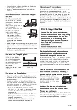 Preview for 95 page of Sony SU-FL61 Instructions Manual