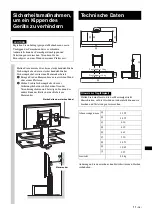 Preview for 101 page of Sony SU-FL61 Instructions Manual