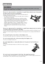 Предварительный просмотр 3 страницы Sony SU-LW1 Instructions (SU-LW1 Wall-Mount Bracket) Instructions Manual