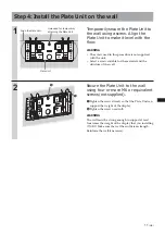 Предварительный просмотр 11 страницы Sony SU-LW1 Instructions (SU-LW1 Wall-Mount Bracket) Instructions Manual