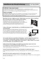 Предварительный просмотр 46 страницы Sony SU-LW1 Instructions (SU-LW1 Wall-Mount Bracket) Instructions Manual