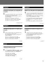 Preview for 11 page of Sony SU-PJ2000 Installation Manual