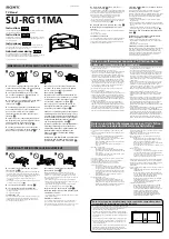 Sony SU-RG11MA Instructions preview