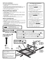 Preview for 3 page of Sony SU-RG12L - Stand For Rear Projection TV Instructions Manual