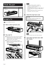 Предварительный просмотр 4 страницы Sony SU-SX10 Instructions Manual