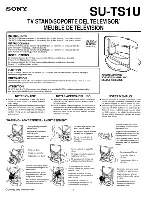 Sony SU-TS1U Instructions Manual preview