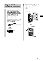 Предварительный просмотр 9 страницы Sony SU-W110 Operating Instructions Manual