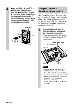 Предварительный просмотр 10 страницы Sony SU-W110 Operating Instructions Manual