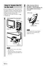 Предварительный просмотр 12 страницы Sony SU-W110 Operating Instructions Manual