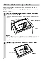 Предварительный просмотр 6 страницы Sony SU-W200 Operating Instructions Manual