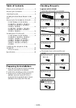 Preview for 6 page of Sony SU-WL450 Installation Information