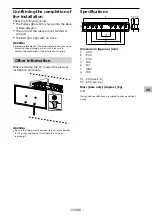 Preview for 23 page of Sony SU-WL450 Installation Information