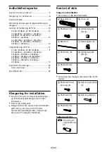 Preview for 205 page of Sony SU-WL450 Installation Information