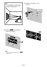 Предварительный просмотр 30 страницы Sony SU-WL840 Installation Information