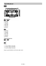 Предварительный просмотр 120 страницы Sony SU-WL840 Installation Information