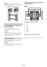 Preview for 18 page of Sony SU-WL850 Installation Information