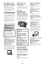 Preview for 77 page of Sony SU-WL850 Installation Information