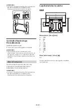 Preview for 109 page of Sony SU-WL850 Installation Information