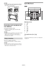 Preview for 127 page of Sony SU-WL850 Installation Information