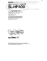 Sony Super Beta Hi-Fi SL-HF400 Operating Instructions Manual preview