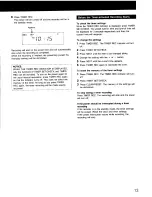 Preview for 13 page of Sony Super Betamax SL-390 Operating Instructions Manual