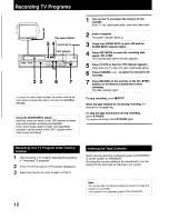 Preview for 12 page of Sony Super Betamax Operating Instructions Manual