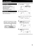 Preview for 13 page of Sony Super Betamax Operating Instructions Manual