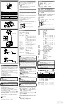 Предварительный просмотр 2 страницы Sony Super HAD CCD II SSC-FB531 Operating Instructions