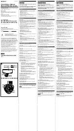 Sony Super HAD CCD SSC-CD33V Operating Instructions preview