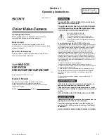 Preview for 9 page of Sony Super HAD CCD SSC-DC132P Service Manual