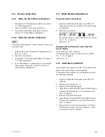 Предварительный просмотр 26 страницы Sony Superbright VPL-PX35 Service Manual