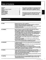 Preview for 3 page of Sony SuperData VPH-1251Q Operating Instructions Manual