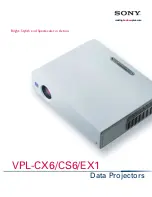 Sony Superlite VPL-CS6 Brochure & Specs preview