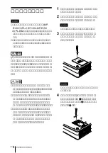 Предварительный просмотр 8 страницы Sony SuperLite VPL-CS7 Quick Reference Manual