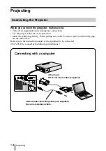 Предварительный просмотр 16 страницы Sony SuperLite VPL-CS7 Quick Reference Manual