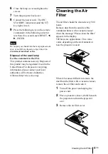 Предварительный просмотр 21 страницы Sony SuperLite VPL-CS7 Quick Reference Manual