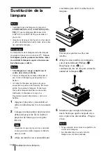 Предварительный просмотр 44 страницы Sony SuperLite VPL-CS7 Quick Reference Manual