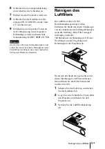 Предварительный просмотр 57 страницы Sony SuperLite VPL-CS7 Quick Reference Manual