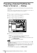 Предварительный просмотр 28 страницы Sony Superlite VPL-CX6 Operating Instructions Manual