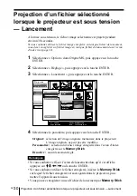 Предварительный просмотр 62 страницы Sony Superlite VPL-CX6 Operating Instructions Manual