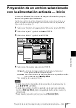 Предварительный просмотр 95 страницы Sony Superlite VPL-CX6 Operating Instructions Manual