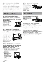 Предварительный просмотр 8 страницы Sony SURS51U - Stand For Rear Projection TV Instructions Manual