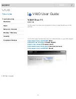 Предварительный просмотр 12 страницы Sony SVD11223CXB User Manual