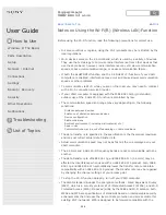 Preview for 259 page of Sony SVD1321 User Manual