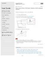 Preview for 271 page of Sony SVD1321 User Manual