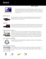 Preview for 1 page of Sony SVE14118FXW VAIO Specifications