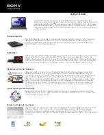 Sony SVE1411EGXB VAIO Specifications preview