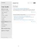 Предварительный просмотр 133 страницы Sony SVE14A35CXH User Manual
