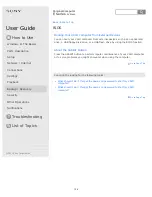 Предварительный просмотр 134 страницы Sony SVE14A35CXH User Manual